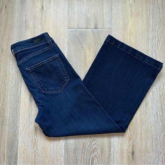 Paige Denim by REVOLVE Monica Lori 1" Hem Harper Wide Leg High Waist - Size 27 - Picture 6 of 15